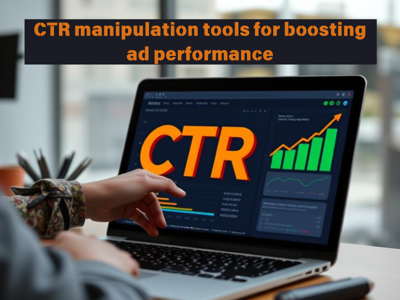 CTR manipulation tools for boosting ad performance